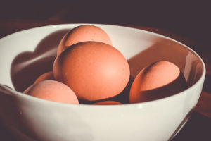 eggs in a bowl