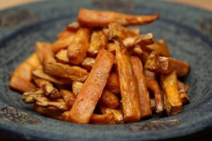 sweet potato fries in bowl