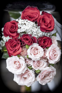 large bouquet of roses