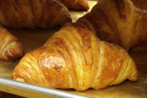 baked croissant on pan