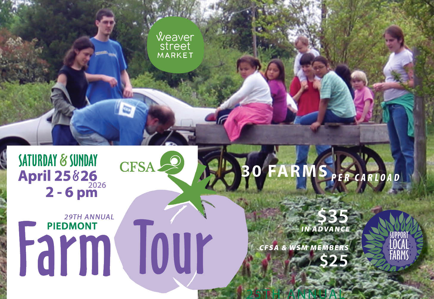 Farm Tour: April 25 & 26
